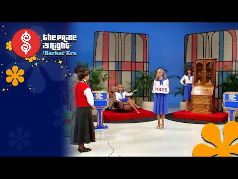 Contestant Quickly Chooses ONE RIGHT PRICE to Win An Amazing Prize Package! The Price Is Right 1984
