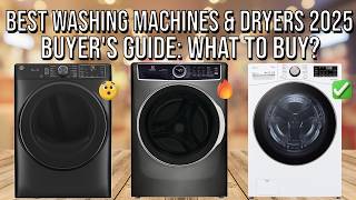 Best Washing Machines 2025! Ultimate Washer & Dryer Guide for Every Budget!