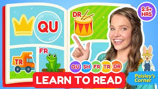 Learn to Read for Kids w/ Silly Ms Lily! QU • SH • DR • TR • FR Sounds + Fun Learning Videos