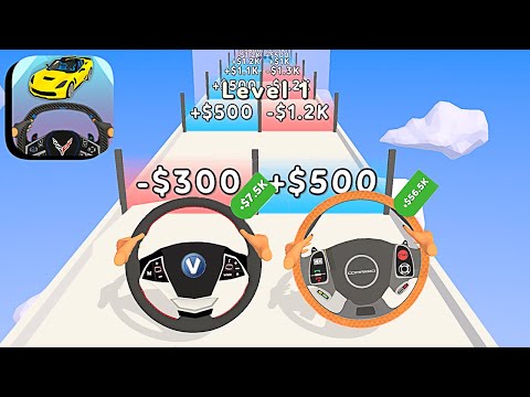 Steering Wheel Evolution - All Levels Gameplay Android,ios (Levels 1-4) - YouTube