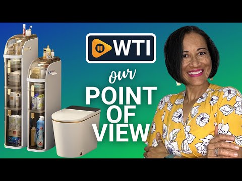 4-Tiers Slim Bathroom Storage Cabinet - WTI product video review