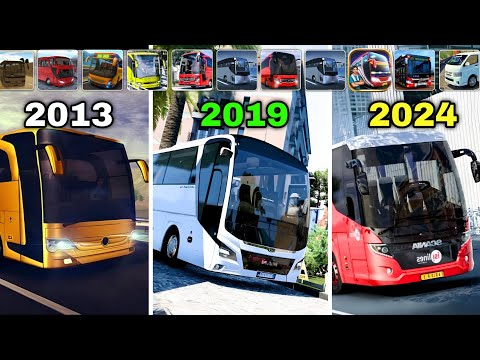 Evolution of Mobile Bus Simulator Games (2013-2024)