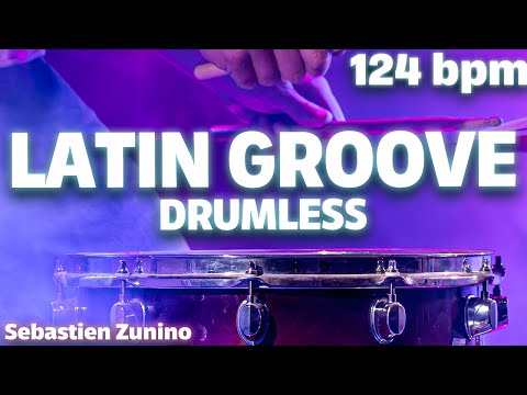 Latin Groove Drumless Backing Track | 124 BPM