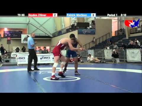 Hayden Zillmer vs. Patrick Martinez at 2013 ASICS University Nationals - GR