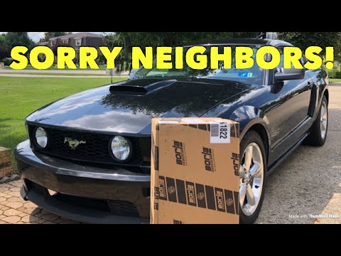 We Installed Borla ATAK Mufflers on our Cheap Mustang GT/CS!