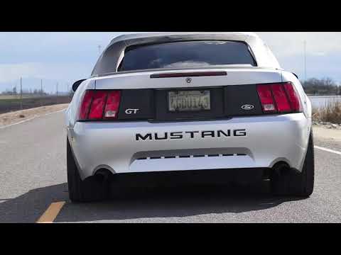 Mustang GT 99-04 BBK Long tube headers and off road x pipe no mufflers