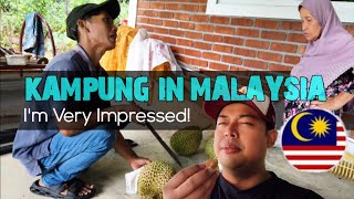 I went to the Malaysia Kampung for the first time