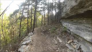 preview picture of video 'Blowing Springs Mountain Bike Trail - Bella Vista, AR'