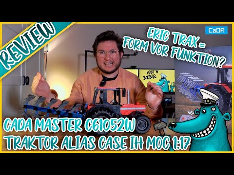 CaDA C61052W Farm Traktor: tolles Design, solider Bau, unnützer Pflug