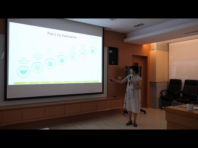 Foresight Forum - Toward Sustainability Transition Driven by Climate Change: The Opportunities for East Asia -  Dr. Ho-Ching Lee - 2018august