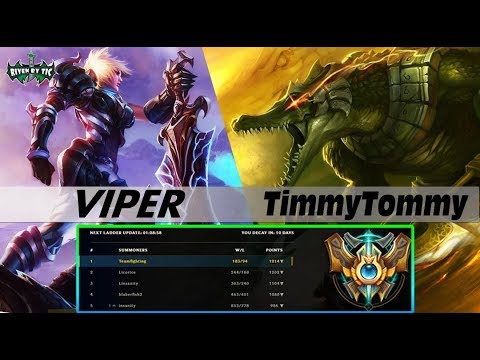[ Viper ] Riven vs Renekton [ TimmyTommy ] Top -  Best Riven Plays -  Viper Replay