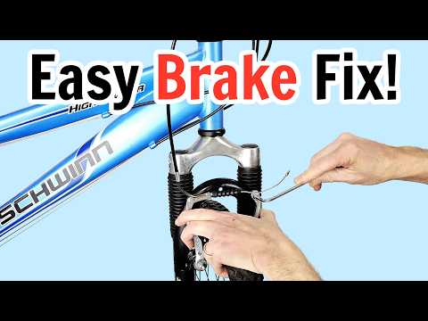 How to Adjust Brakes on a Bike – Front Brake Fix (Schwinn Example)