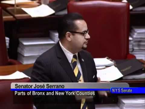 Senator Jos Serrano Speaks on Garifuna-American Heritage Month Resolution (03-13-12)