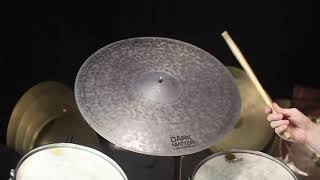 Video thumbnail for Dream 22" Dark Matter Bliss Crash Ride - 2447g by The Drum Shop - Portland, Maine