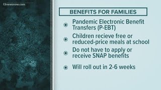 Virginia Department of Social Services offering P-EBT benefits to families
