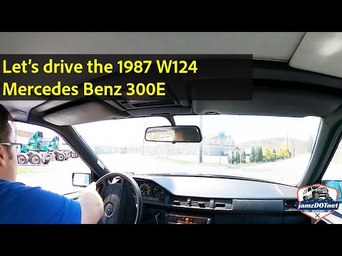 Let's drive the 1987 Mercedes Benz 300E W124, buckle up!