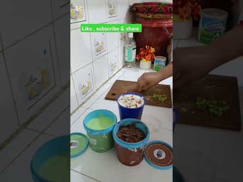 half kg milk SA three flavours ice cream 🍨 ready to short time #easy recipe