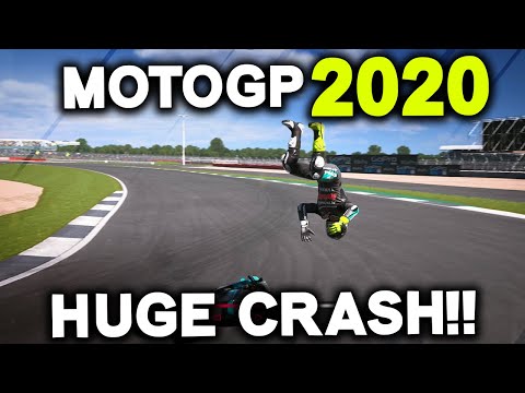 HUGE CRASH! | MotoGP 2020 Career Mode Part 12 (MotoGP 2020 Game Mod)