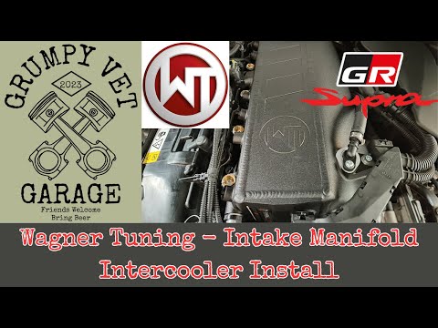 Wagner Tuning Intake Manifold Intercooler Install on B58 A90 MKV Supra - Step-by-Step Guide