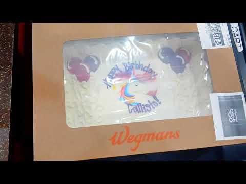 Wegman Birthday Cake