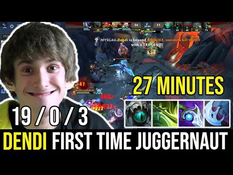 DENDI First Time Juggernaut 7.22. Unkillable Monster Carry.