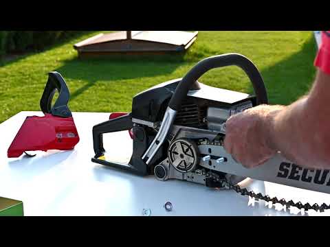 Inbetriebnahme einer Motorsäge