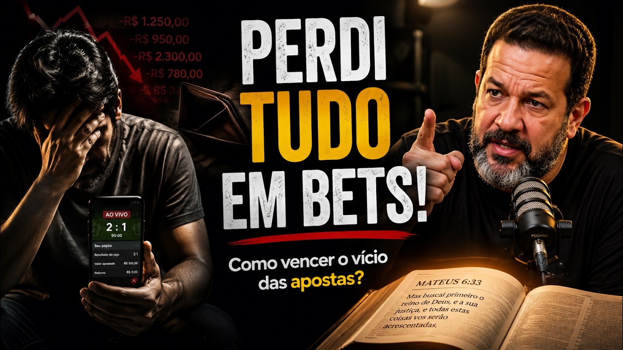 Ele perdeu tudo em Bets... Como vencer o vício em apostas? Pastor responde
