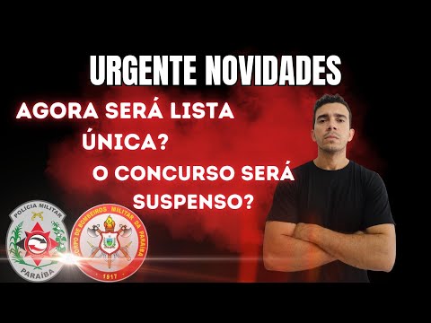 URGENTE - POSSÍVEL SUSPENSÃO DO CONCURSO PMPB E CBMPB - ANULAÇÃO DA PROVA - LISTA ÚNICA PMPB 2023