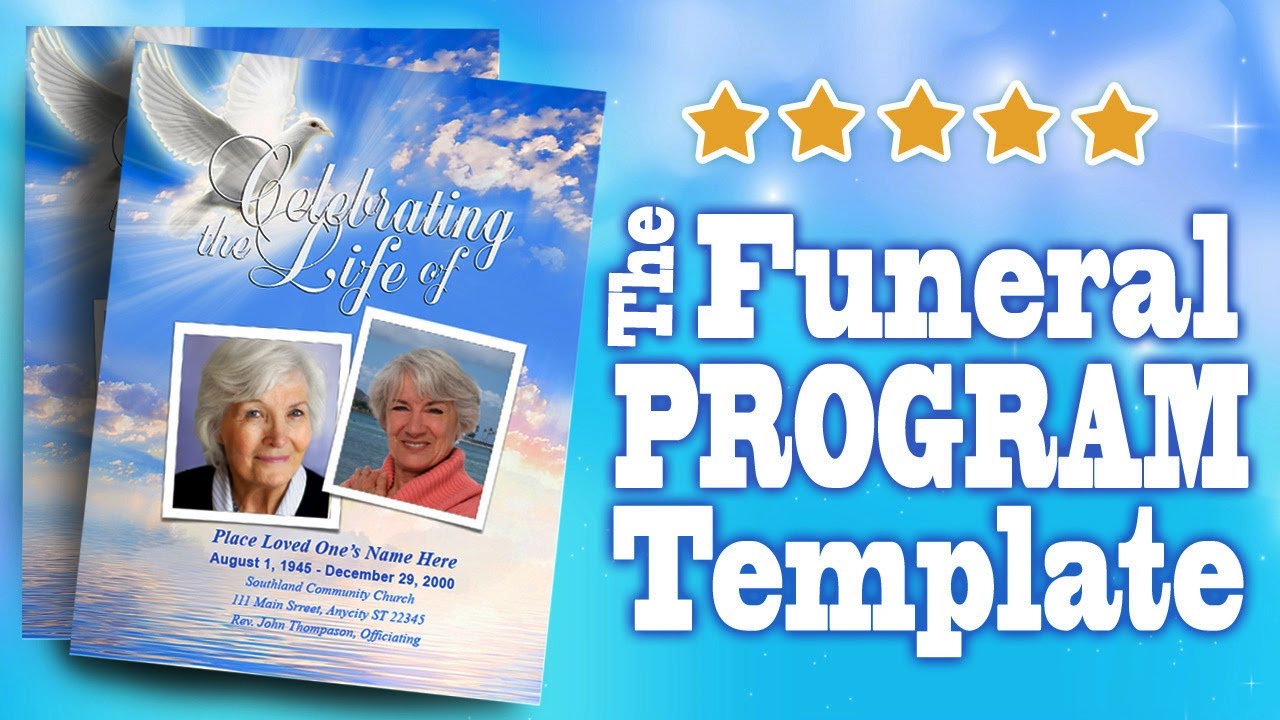Funeral Program Templates Video by The Funeral Program Site