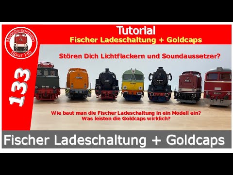 Fischer Ladeschaltung + Goldcaps! Einbau, Anschluss und Wirkungstests an verschiedenen Modellen