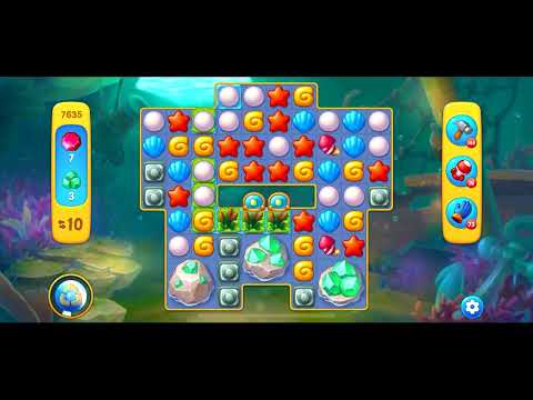 Fishdom level 7635 no boosters フィッシュダム