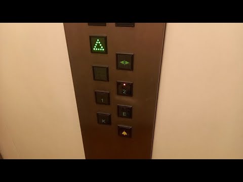 1996 Thyssen roped hydraulic elevator @Hauptschulstraße 6, Bischofshofen, Austria