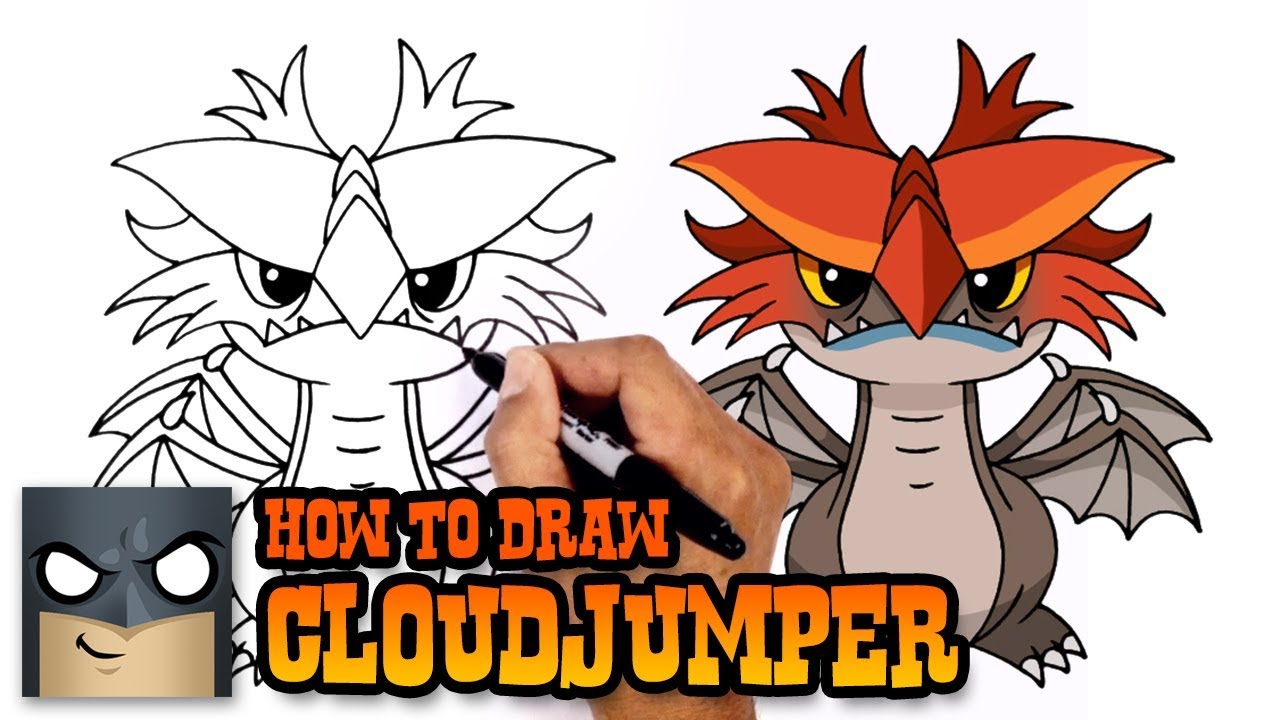 How to Draw a Dragon | Cloudjumper | How to Train your Dragon