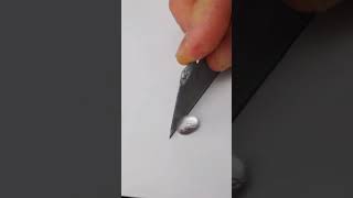 Este cuchillo es capaz de cortar agua #experimentos #short