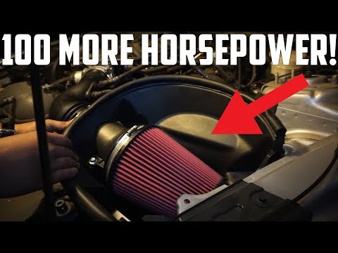 MUSTANG V6 SOUNDING LIKE A V8 WITH ROUSH COLD AIR INTAKE INSTALL | VLOG #2