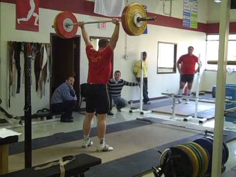 Jurgen power clean to press 110