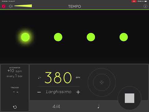 Metronome but it gets faster and faster!