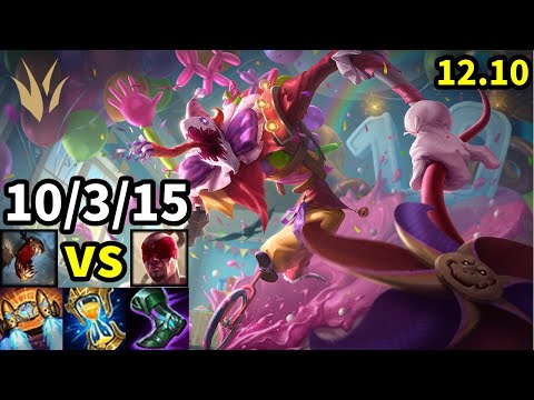 Fiddlesticks Jungle vs Lee Sin - KR Grandmaster | Patch 12.10