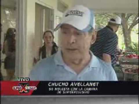 SuperXclusivo 1/19/09 - Chucho Avellanet se molesta con la Comay Parte 1