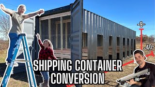 Finishing Interior Walls in a 40-Foot Shipping Container | Step 7 of Ultimate Chicken Coop Build