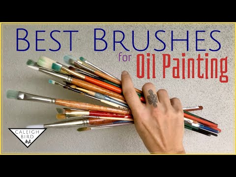 Best Brushes for Oil Painting on Canvas | Oil Painting Basics Series