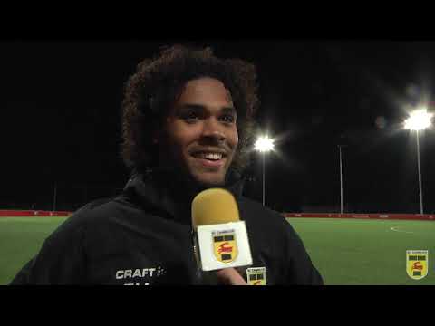 Reactie Kellian van der Kaap na afloop van Jong FC Utrecht - SC Cambuur (1-1)