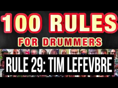 029: Tim LeFevbre (Tedeschi Trucks Band) | RULES FOR DRUMMERS