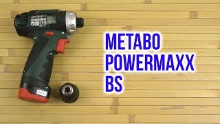Metabo PowerMaxx BS 12 (601036890) - відео 1