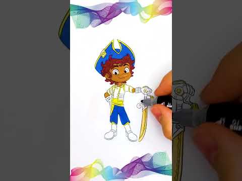 Coloriage de SANTIAGO des MERS ⛵ Abonnez-vous et likez pour plus de vidéos, c'est gratuit 🤗