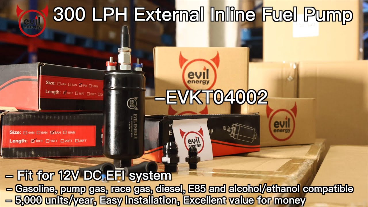 Package details | Inline Fuel Pump Electric 300LPH
