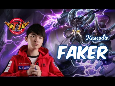 SKT T1 Faker KASSADIN Mid vs Twisted Fate Patch 5.17 | League of Legends