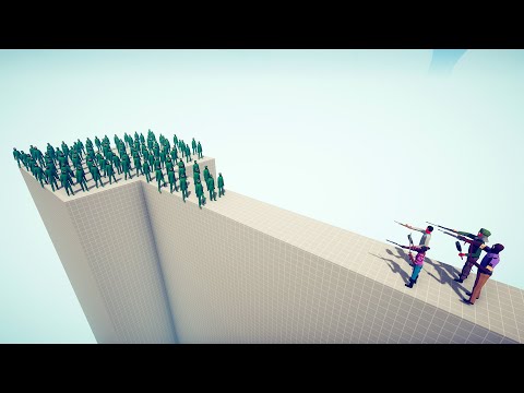 LEFT 4 DEAD 2 ARMY vs 100x UNITS & ZOMBIES - Totally Accurate Battle Simulator TABS