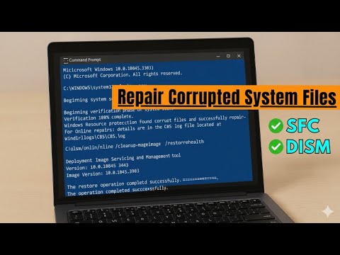 Repair Windows 11/10 Corrupted Files | SFC and DISM Command Explained
