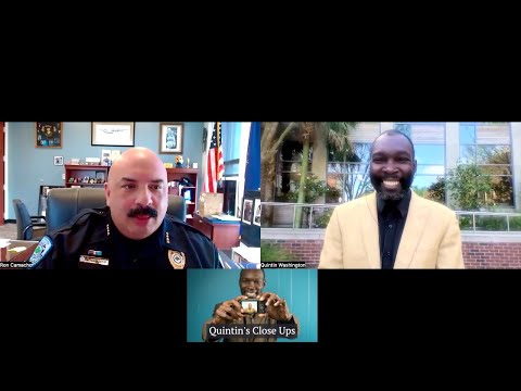 NEW- North Charleston Police Chief Ron Camacho interview- Quintin's Close-Ups™